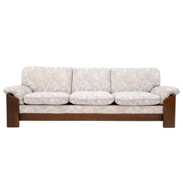 Mid-Century Modern Sapporo 3-Seater Sofa and armchairs by Mario Marenco for Mobilgirgi, Italy, 1970s, set of 3 For Sale - Image 3 of 18