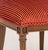 Red Louis XVI Style Upholstered Dining Chairs, 4 For Sale - Image 8 of 9