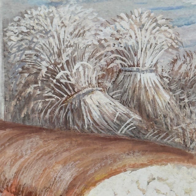 Vintage Original Tempera Bread Loaf Still Life Painting For Sale - Image 4 of 11