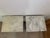 Pair of Vintage Victorian-Style Lyre Harp Base Marble Top Nightstands / Side Tables – Italian Marble, Carved Rose Drawers For Sale - Image 4 of 9