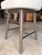 Early 21st Century Adriana Hoyos White Leather Swivel Counter Stool For Sale - Image 5 of 7