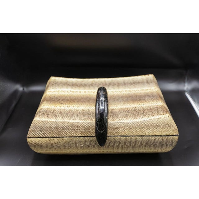 Jewellery Box in Leatherette and Velvet, 1920s For Sale - Image 14 of 14