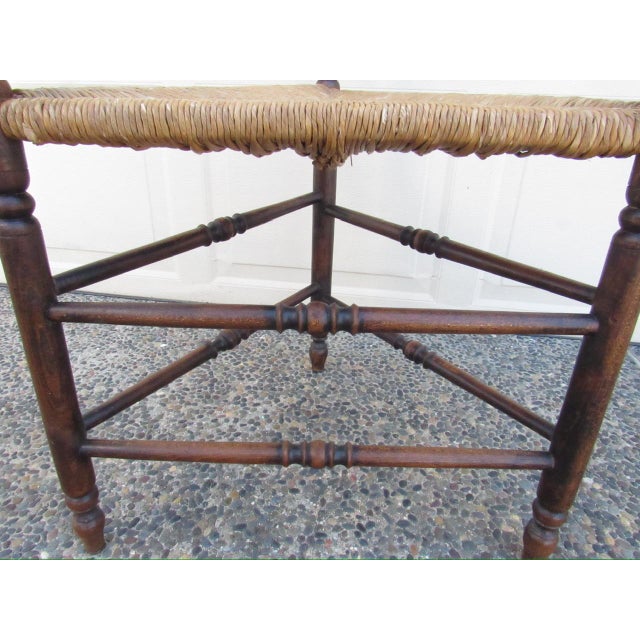 Antique English Triangular Spindle Chair For Sale - Image 15 of 17