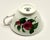 Vintage Royal Sutherland fine bone china teacup and saucer set from the 1970s. This set features a floral pattern of...