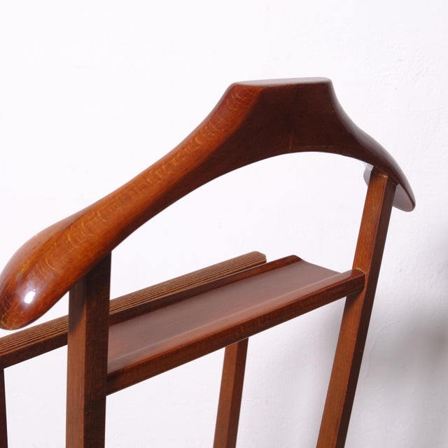 Wood Wooden Valet Stand from Fratelli Reguitti, Italy, 1960s-1970s For Sale - Image 7 of 12