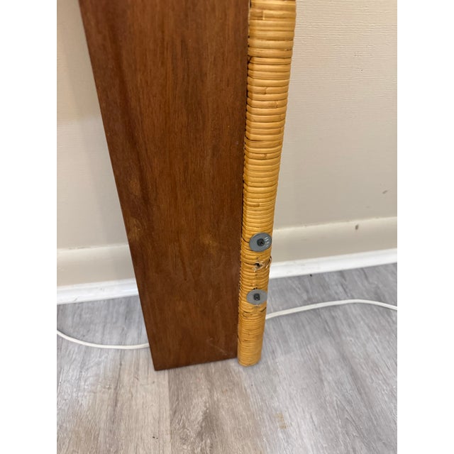 1990s Pair of Vintage Rattan Twin Headboards For Sale - Image 4 of 6