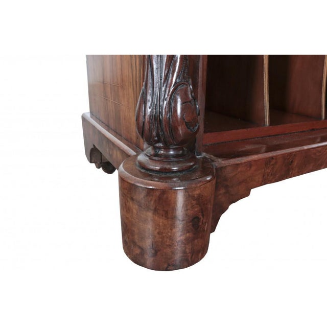 Victorian Walnut Music Cabinet, 1890s For Sale - Image 9 of 18