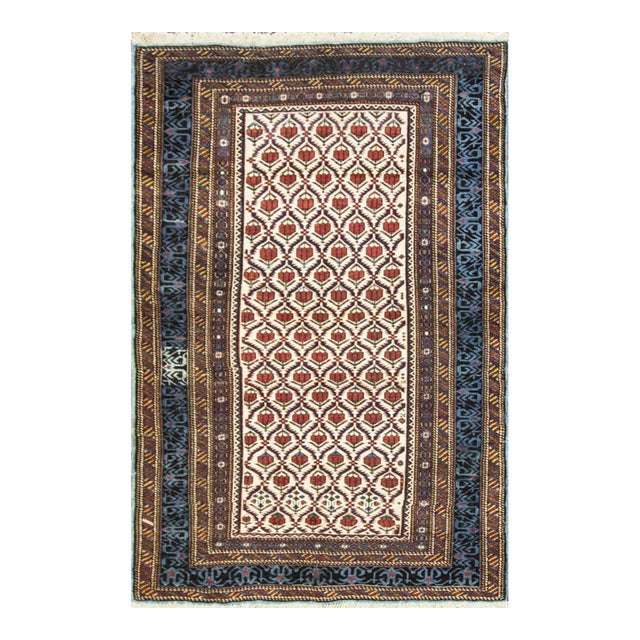 Antique Caucasian Shirvan Rug – Boteh Design, Late 19th Century Size: 51" X 80" For Sale