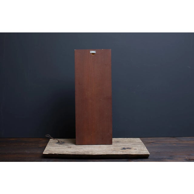 Mid-Century Teak and Porcelain Bird Wall Decoration, 1960s For Sale - Image 6 of 7