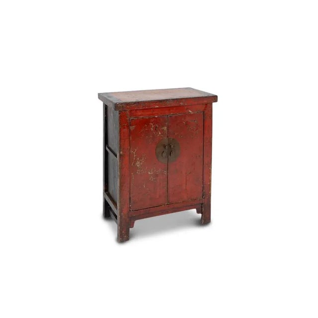 19th Century Chinese Red Lacquer Sideboards, Set of 2 For Sale - Image 3 of 13