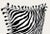 The House of Scalamandre Contemporary Scalamandre-Style Zebra Print Velvet Double- Sided Pillow Cover With Bicolor Fringe and Trim For Sale - Image 4 of 13