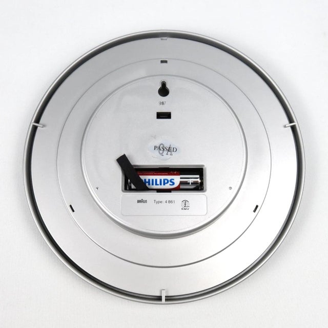 Dietrich Lubs Design Wall Clock in Plastic from Braun For Sale - Image 5 of 8