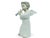 Late 20th Century Late 20th Century Lladro Angel With Flute Glazed Porcelain Figurine – Signed & Dated For Sale - Image 5 of 7