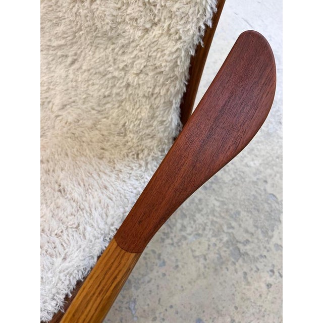 Lamino Armchair with Fur Upholstery by Yngve Ekström for Swedese For Sale - Image 5 of 11