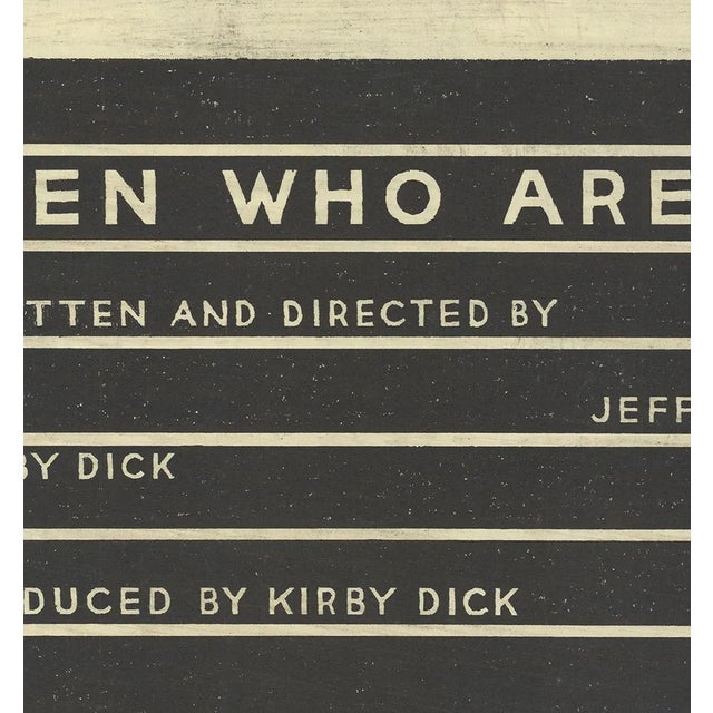 Contemporary 1981 Jeff Balsmeyer 'Men Who Are Men' Woodblock For Sale - Image 3 of 5