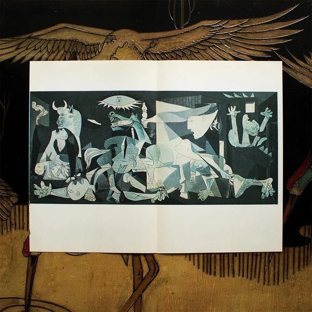 1960s 1960s After Pablo Picasso, "Guernica" Large Vintage Period Full-Color Print For Sale - Image 5 of 8