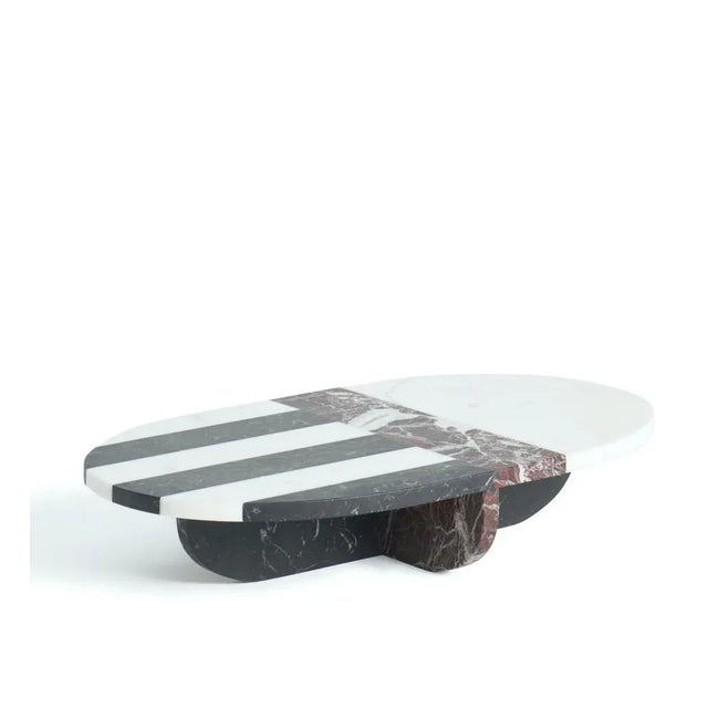 Artemisia marble centerpiece by Matteo Cibic Dimensions: 23.6 x 13.8 x 4.7 cm Materials: Bianco Michelangelo, Rosso...