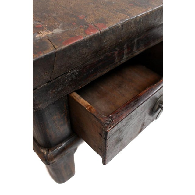 1960s Wood Single Drawer Riser For Sale - Image 5 of 10