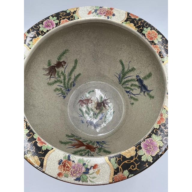 Large Hand-Painted Fish Tank from China, 1900 For Sale - Image 6 of 14