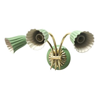 Sputnik Wall Light from Tre Luci, 1940s For Sale