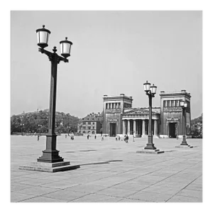 Temple at the Koenigsplatz Square in the City, Munich Germany, 1937