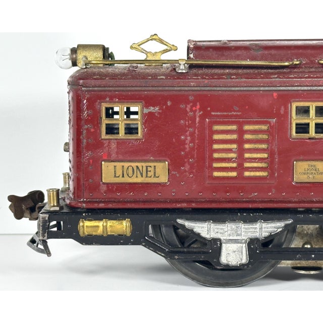 Rare & Original Prewar Lionel Standard Gauge No. 8 E Locomotive for your consideration. The toy locomotive measures...