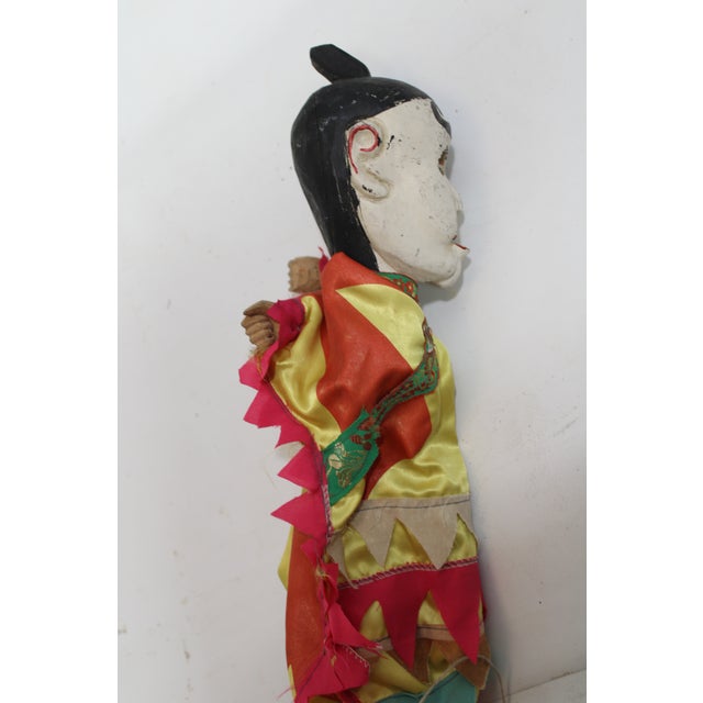 Wood Theater Glove & Rod Drama Puppet B For Sale - Image 7 of 13