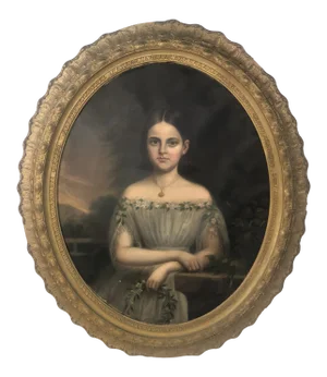 1810 Realism Oil Painting of Famous Young Girl