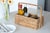 Boho Chic Artifacts Rattan 3 Section Cutlery Caddy with Handle in Honey Brown For Sale - Image 3 of 9