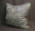 French Provincial Vintage Silk Floral Damask Fragment Throw Pillow For Sale - Image 3 of 6