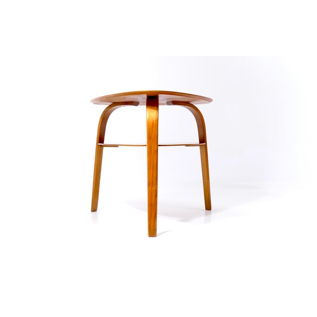 Vintage French Side Table by Hugues Steiner, 1950 For Sale - Image 15 of 16