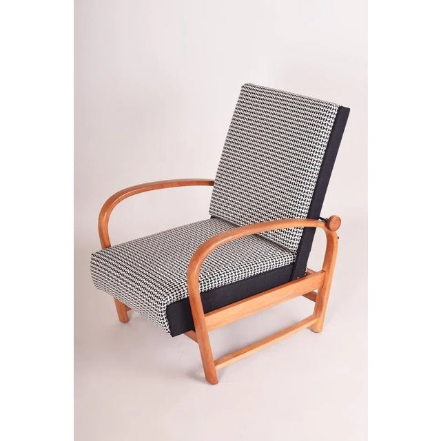 1930s Art Deco Walnut Armchair attributed to Thonet, Germany, 1930s For Sale - Image 5 of 10