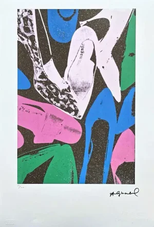 After Andy Warhol, Diamont Dust Shoes, 1980s, Lithograph