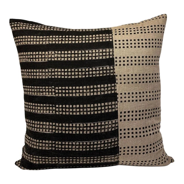 Yana Block Print Pillow For Sale