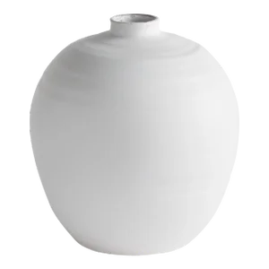 Andorra Vase 13.75", Matte White