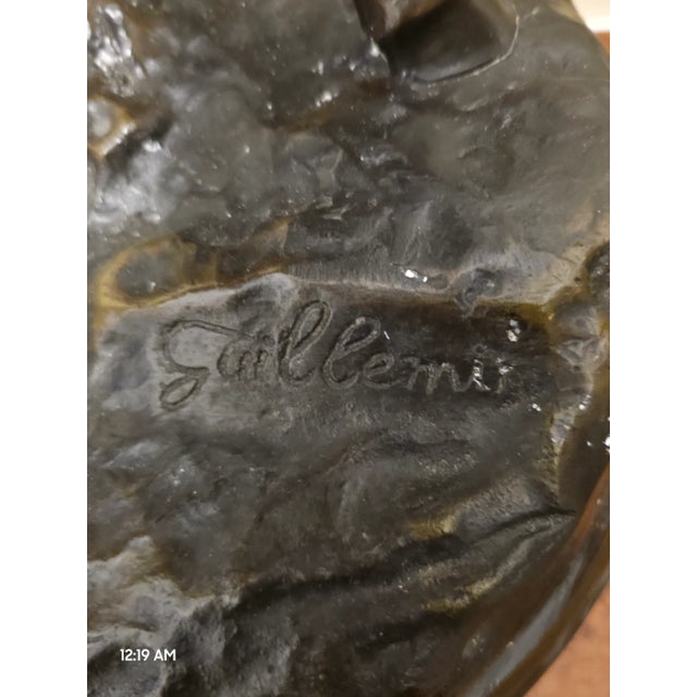 After Alfred Barye (19th C. ) and Emile Guillemin, Cavalier Arabe Revenant De La Chasse For Sale - Image 12 of 12