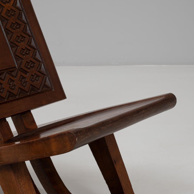 20th Century African Wooden Carved Chairs from Congo - A Pair For Sale - Image 13 of 18