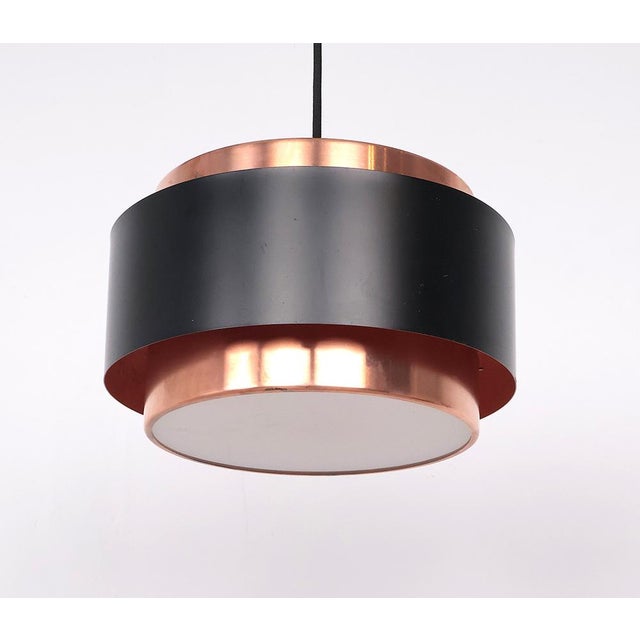 Saturn Pendant in Copper by Jo Hammerborg for Fog & Mørup, 1960s For Sale - Image 3 of 10