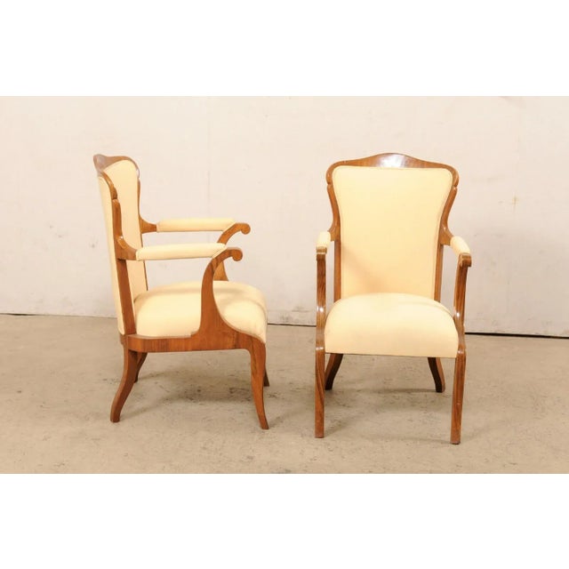 Early to Mid 20th Century French Fauteuils - A Pair For Sale - Image 10 of 12
