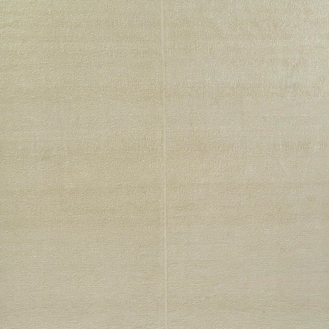 Pure Salt Koukila Ivory Hand Woven Linen Area Rug, 6'3" X 9' For Sale In Atlanta - Image 6 of 9