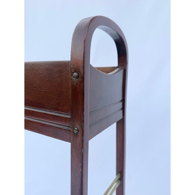 Brown Vienna Secession Bentwood No. 9582 Plant Stand attributed to the Otto Wagner School from Thonet, 1905 For Sale - Image 8 of 13