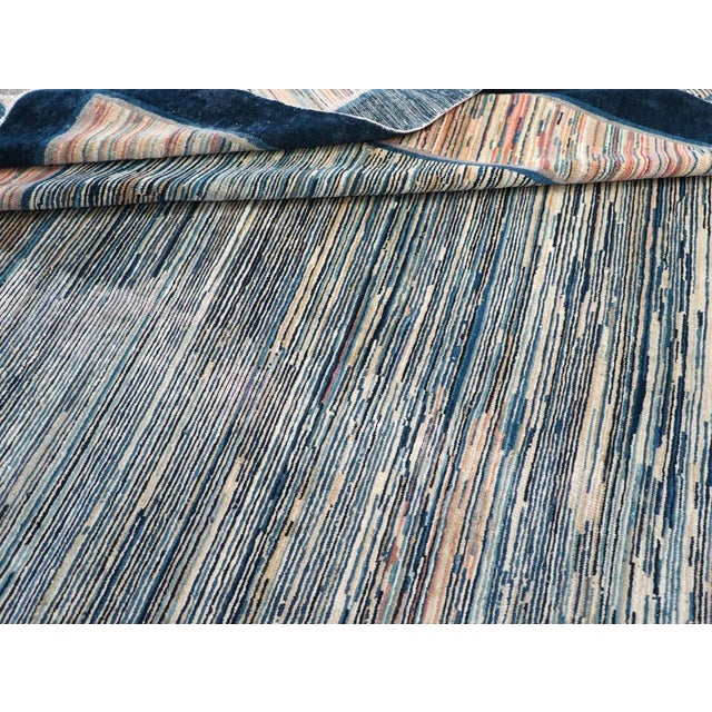 Charcoal Galerie Shabab Collection Early 20th Century Chinese Peking Room Size Carpet For Sale - Image 8 of 8
