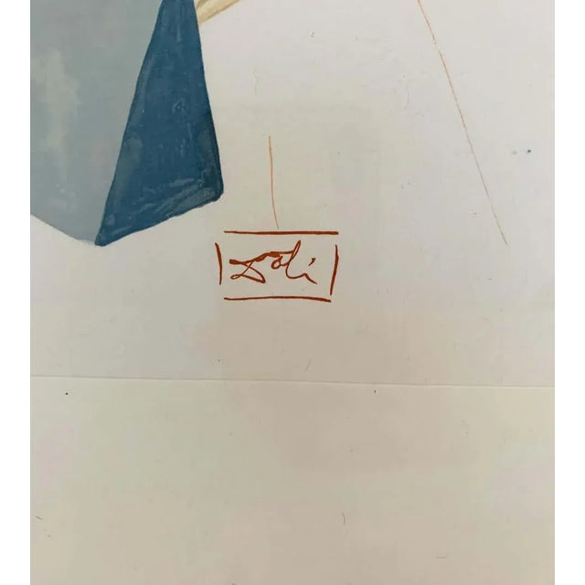 Salvador Dali the Divine Comedy Inferno Canto 5 and 33 Framed and Signed, 1960 For Sale - Image 9 of 13
