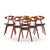 Ejvind A. Johansson for Ivan Gern Møbelfabrik Model 84 Mid Century Danish Teak Eye Dining Chairs - Set of 6 Each chair...