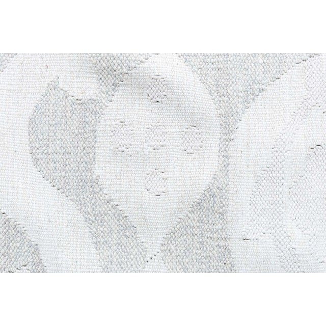 Modern Contemporary Light Grey Handmade Wool Kilim Rug by Doris Leslie Blau For Sale - Image 3 of 9
