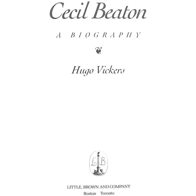 VICKERS, Hugo [656] pp. Little, Brown and Company 1985 9 3/4" x 6 1/2" Cecil Beaton was one of Britain's greatest cultural...