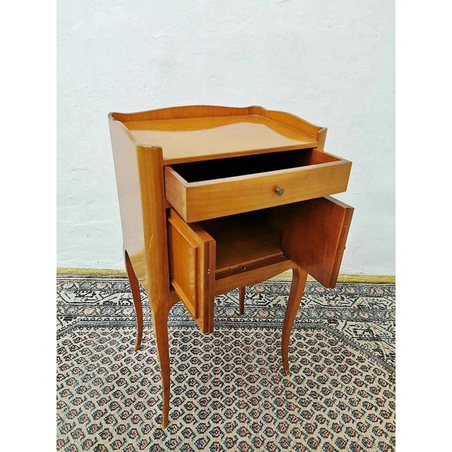 Side Table in Cherrywood, Europe, 1950s For Sale - Image 3 of 4