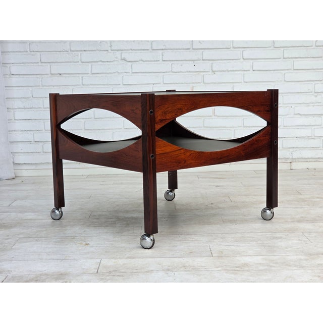 Danish Modus Side Table in Teak by Kristian Vedel for Søren Wiladsen, 1974 For Sale - Image 16 of 16