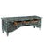 Farmhouse 1930s Rustic Farmhouse Blue Reclaimed Wood Storage Bench For Sale - Image 3 of 4