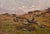 Clovis Frédérick Terraire, Landscape with Young Shepherdess, 20th Century, Oil Painting on Canvas, Framed For Sale - Image 3 of 11